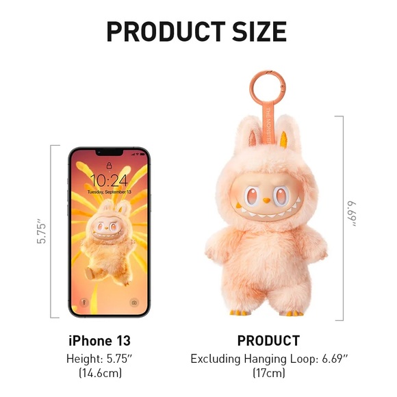 Pop Mart The Monsters Big Into Energy ID Secret Labubu Plush Pendant Keychain - Picture 2 of 11